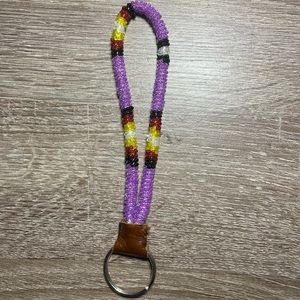 Beaded wristlet